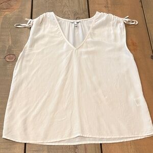 Joie Cream Sleeveless Blouse S